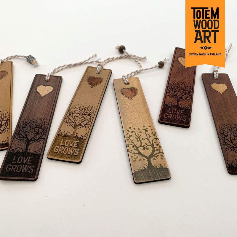 Burl Wood Bookmark