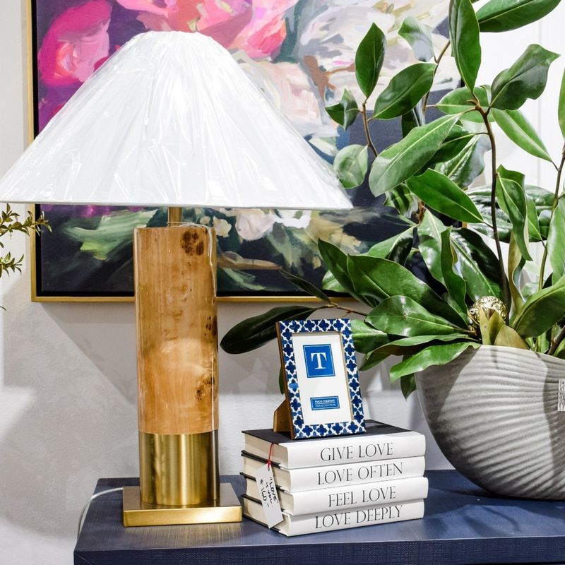 Burl Wood Lamp