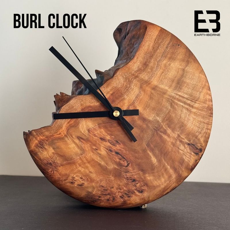 Burl Wood Clocks