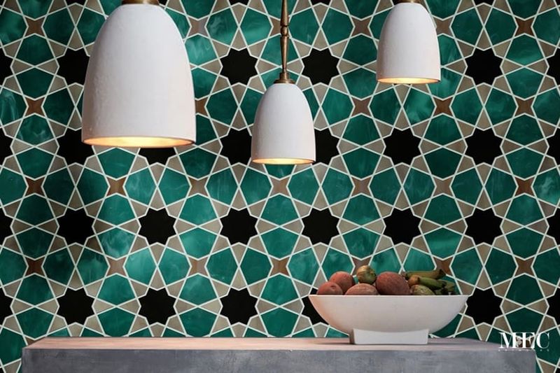 Colorful Backsplashes