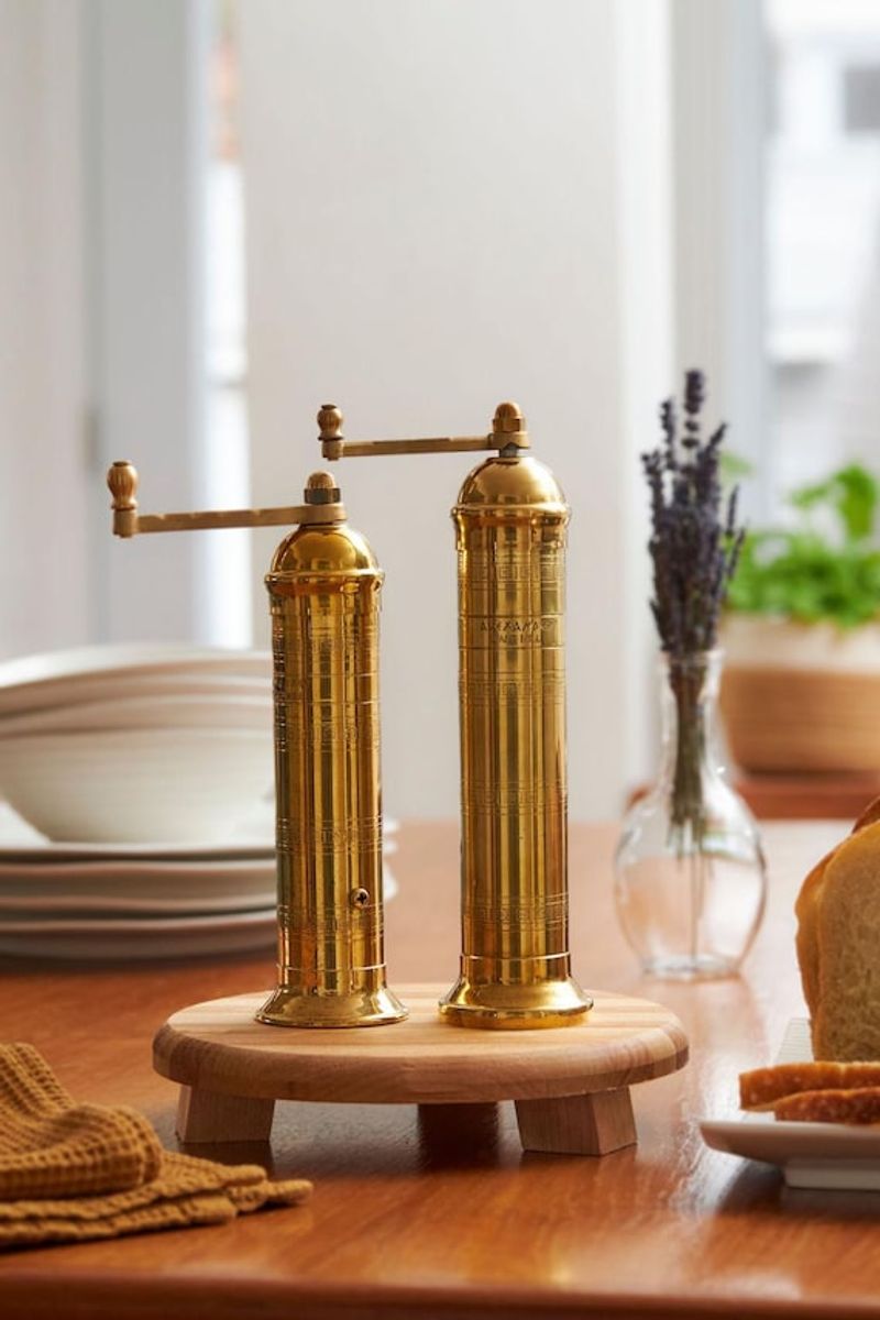 Brass Pepper Mill