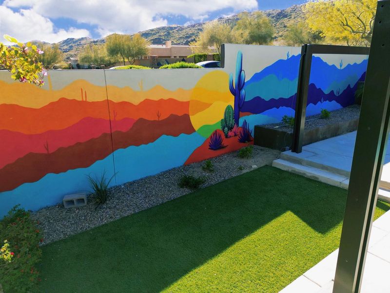 Creative Fence Murals