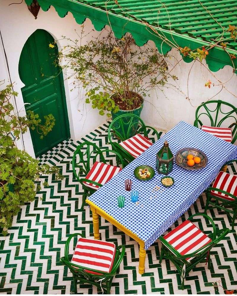 Vivid Outdoor Patio