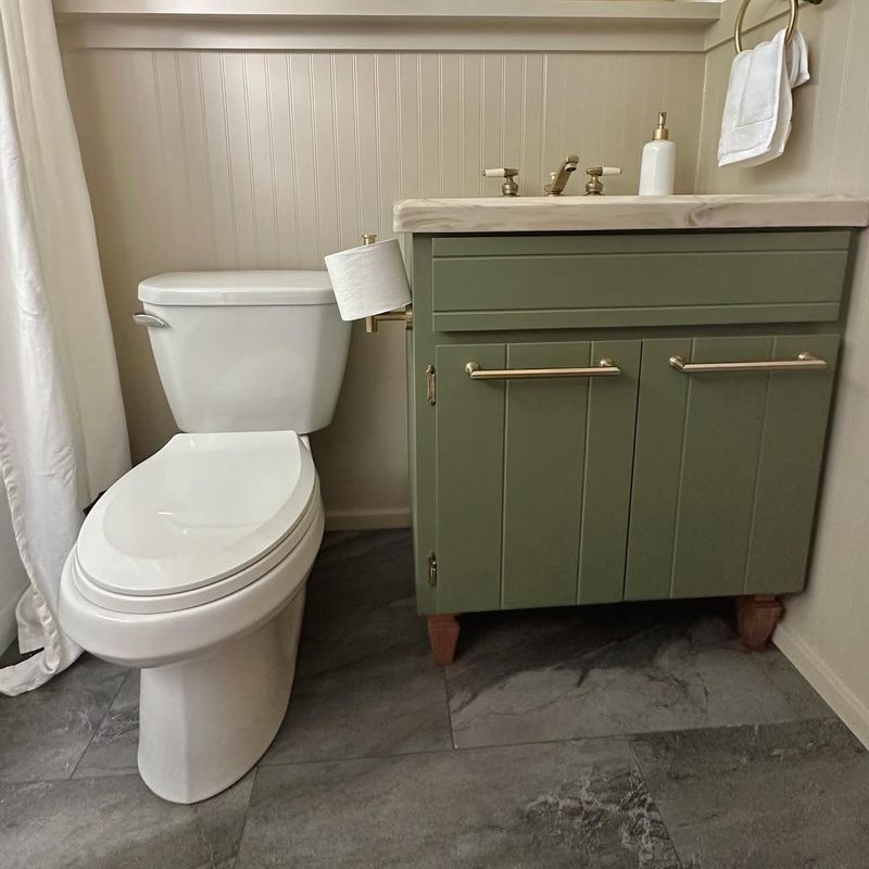 Olive Green Vanities