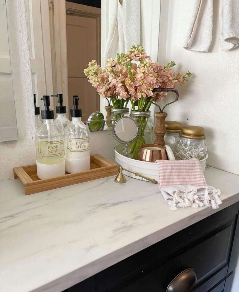 Tidy Bathroom Counter