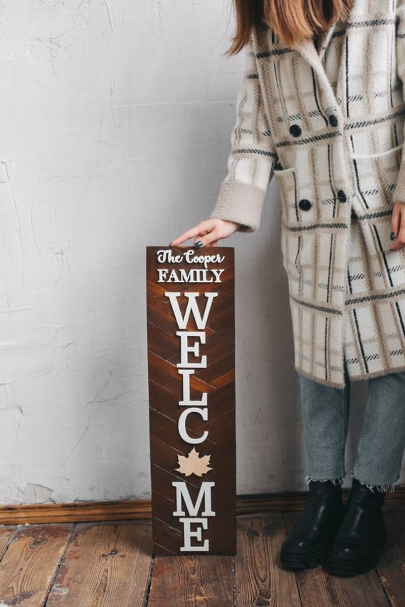 Personalized Welcome Sign