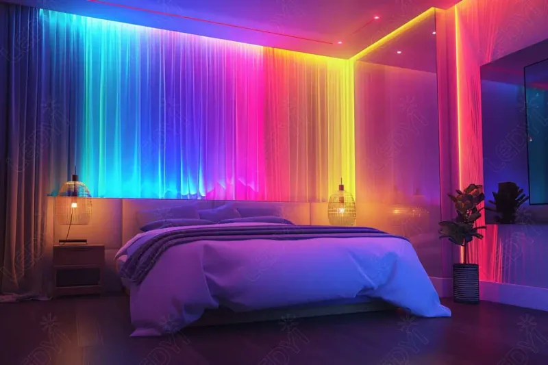 DIY Headboard Backlighting