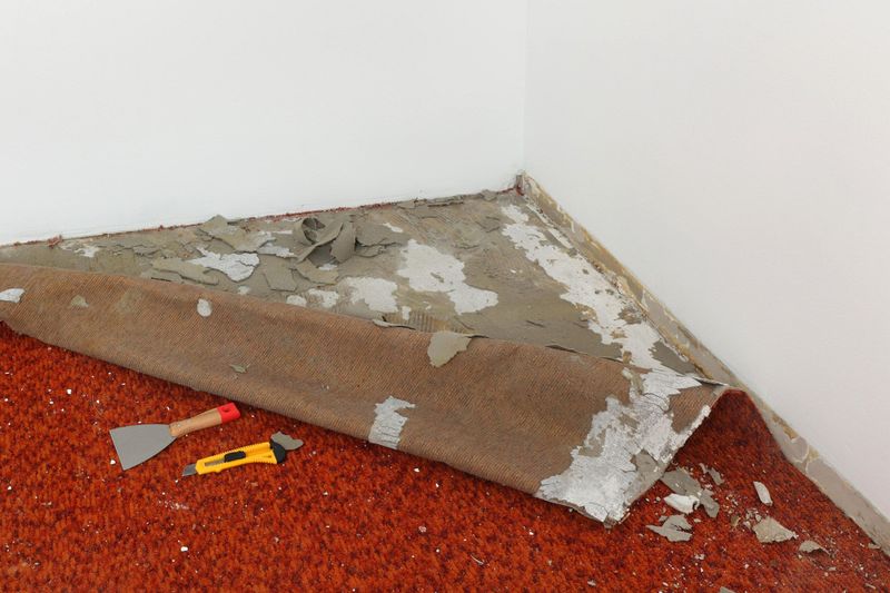 Carpet That's Seen Better Decades