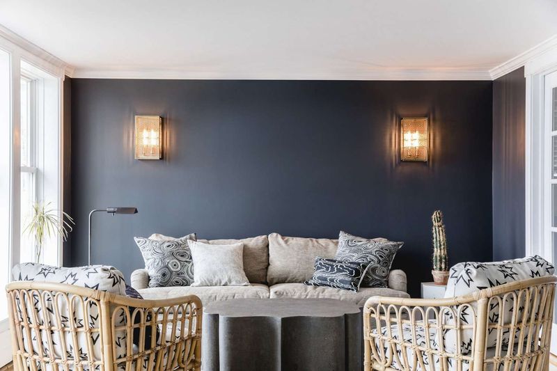 Indigo Accent Wall Drama