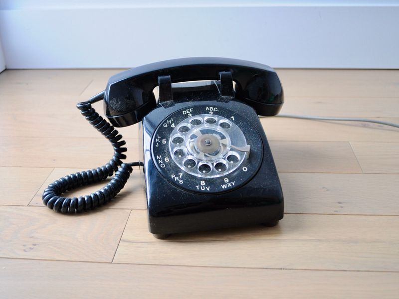 Rotary Phones with Extra-Long Cords