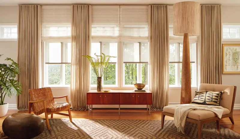 Layer Window Treatments