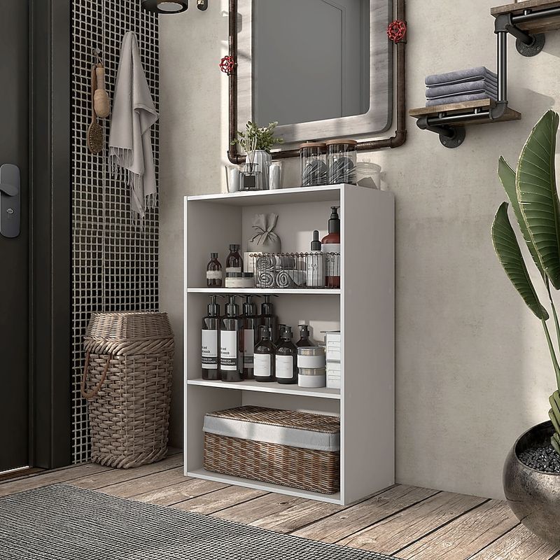 Open Shelving with Baskets