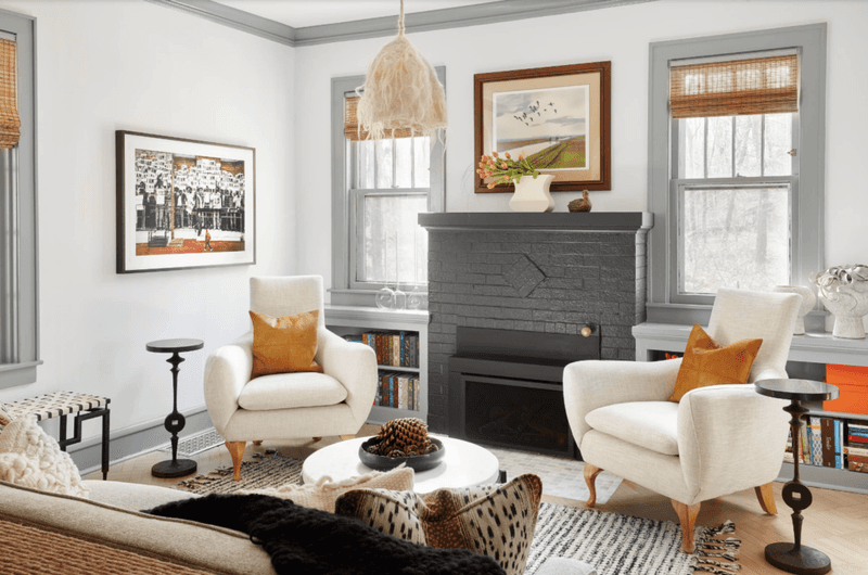 Light Gray Trim With White Walls