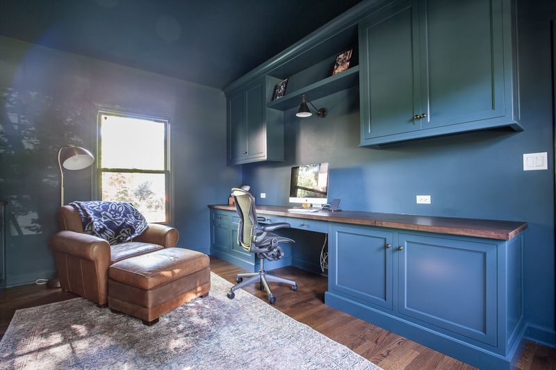 Teal Blue Home Offices