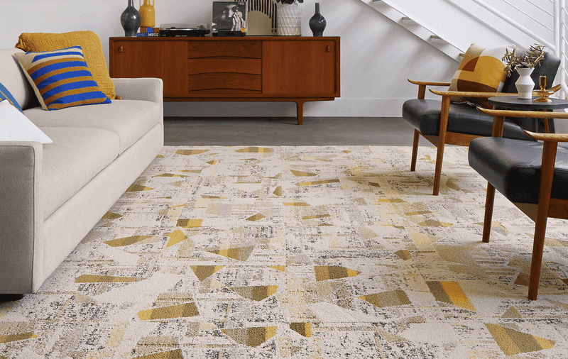 Bold Print Wall-to-Wall Carpet