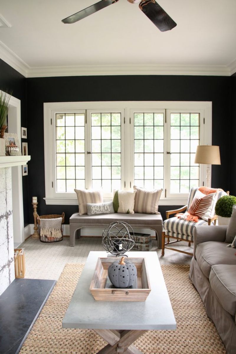 White Trim In A Sunroom