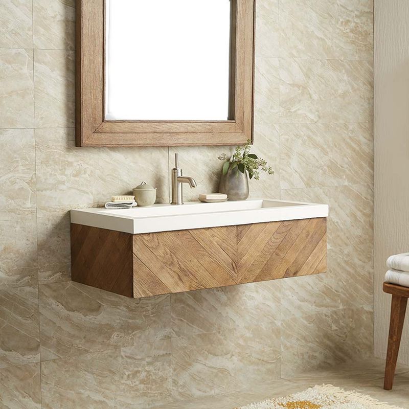 Floating Vanities With No Storage