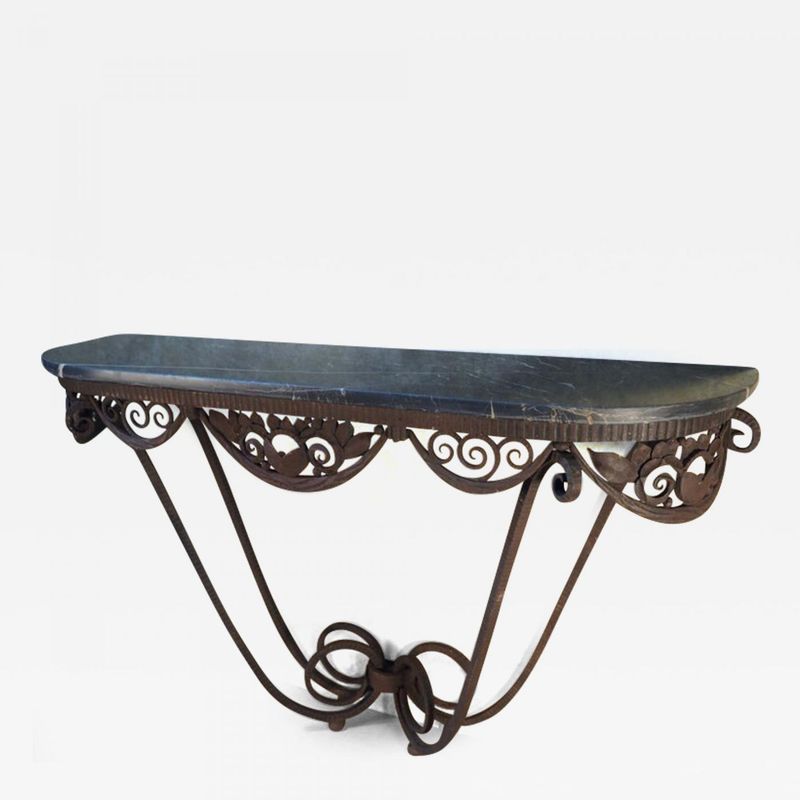 Edgar Brandt's Iron Console Table