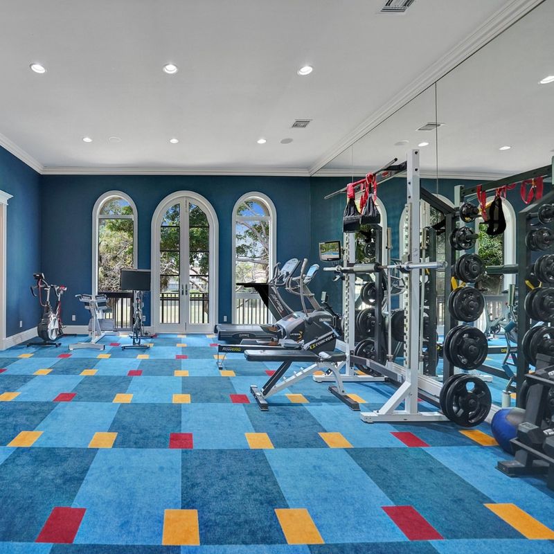 Energetic Workout Room