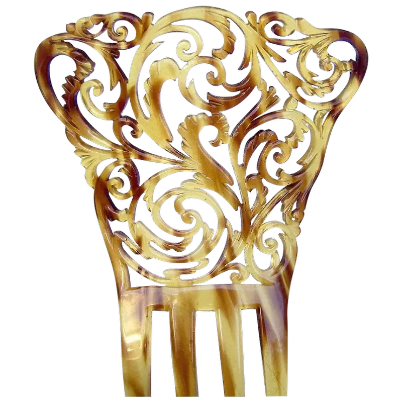 Auguste Bonaz's Tortoiseshell Hair Comb