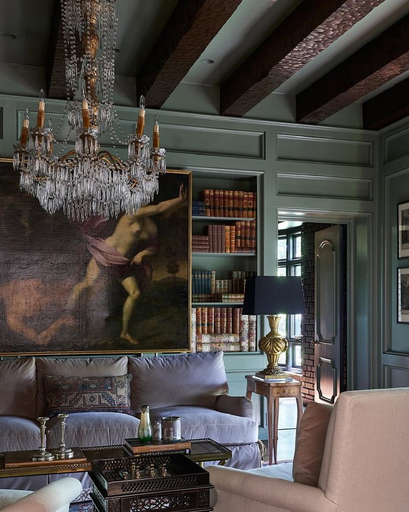 Art Deco Library Elegance