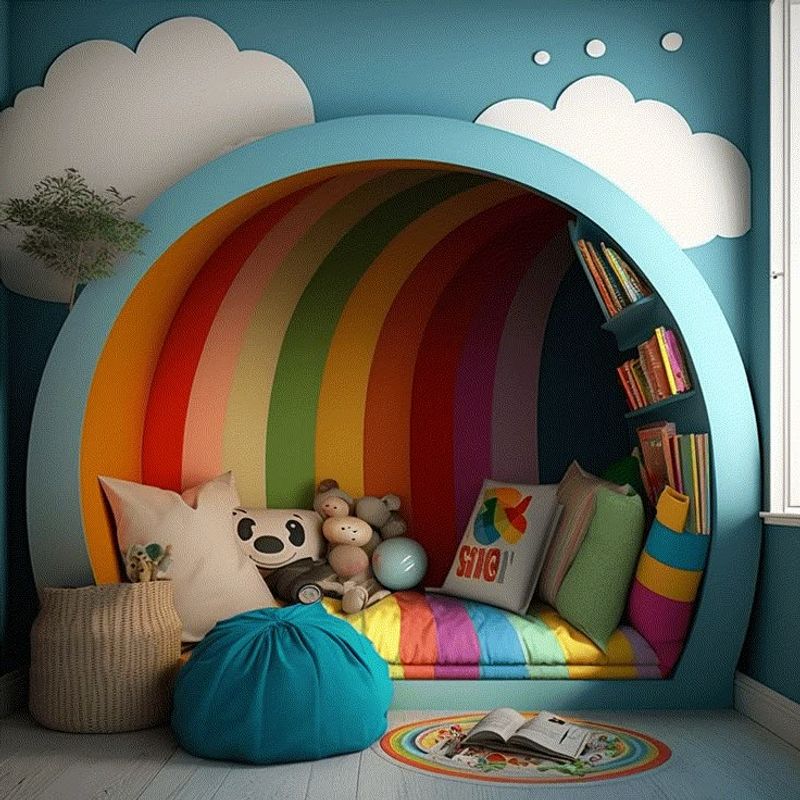 Lively Reading Nook