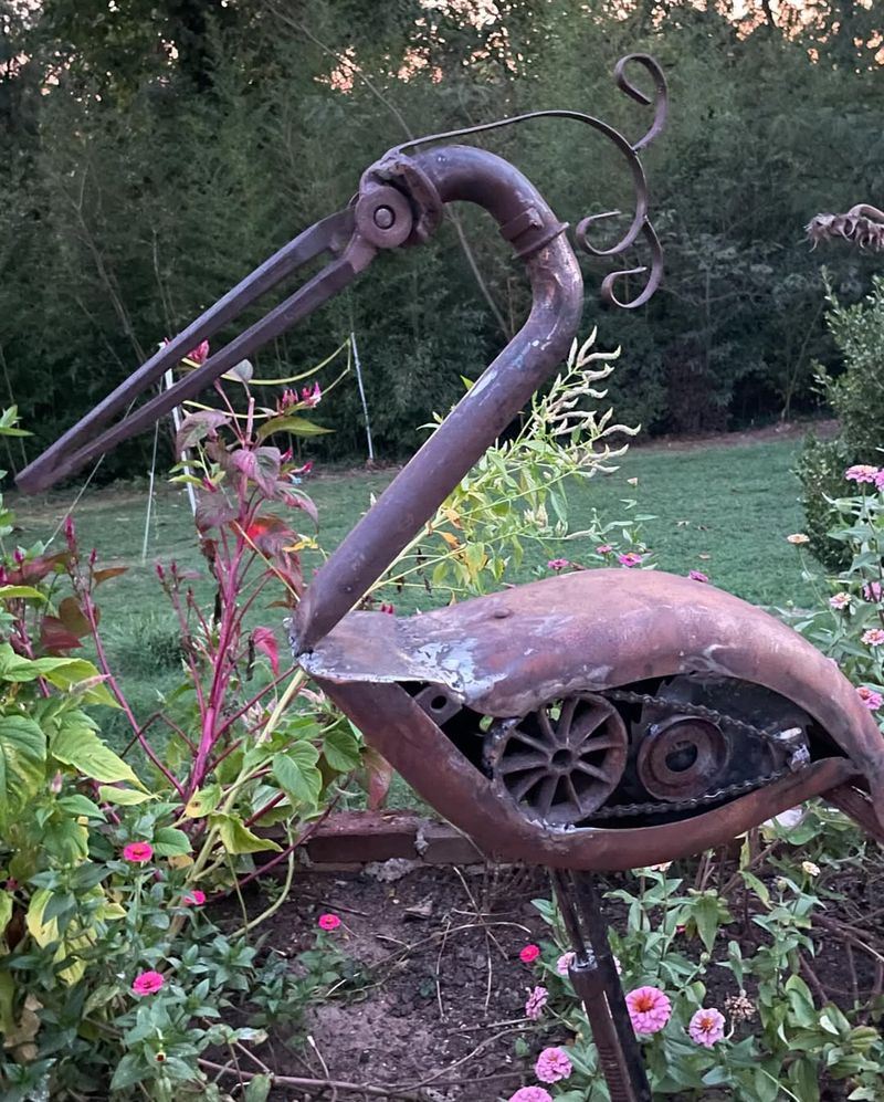 Steampunk Garden Decor