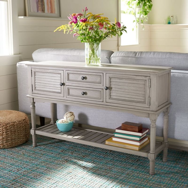 Distressed Wood Console