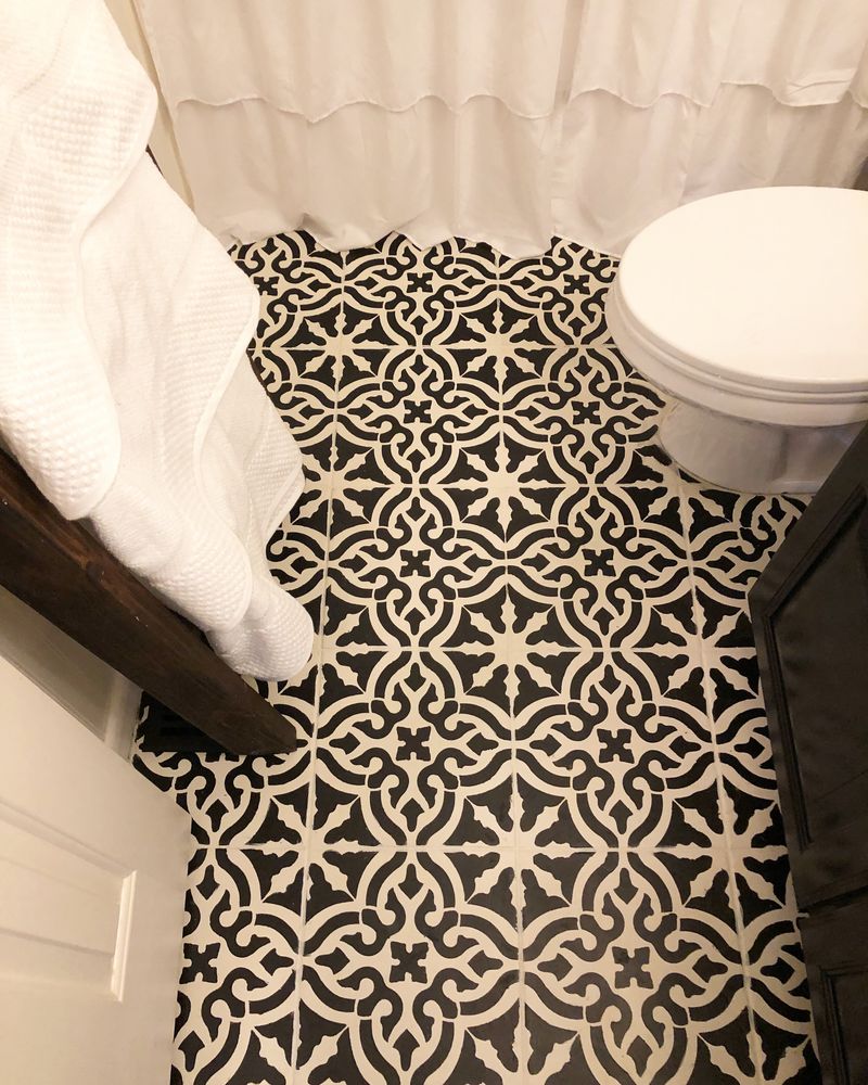 Painted Floor Stencils