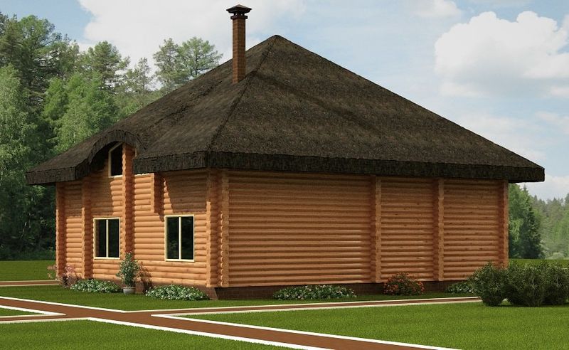 Vermont's Winter-Ready Thatch Cabin