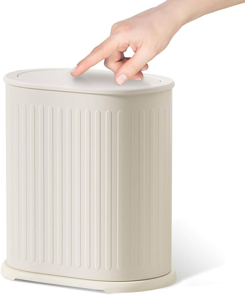 Empty Small Trash Cans