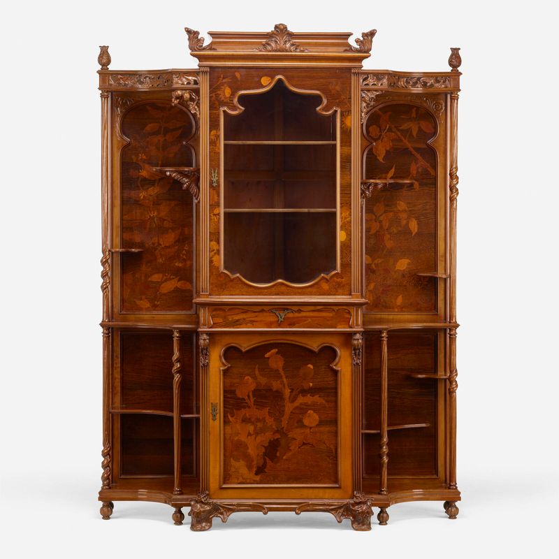 Émile Gallé's Marquetry Cabinet