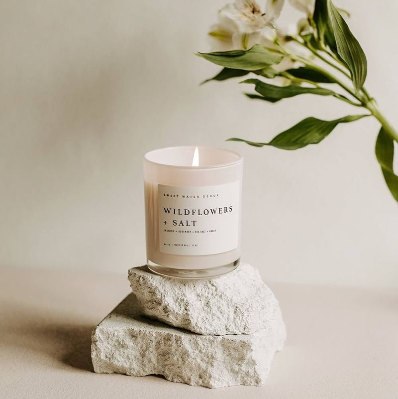 Sweet Water Decor Wildflowers and Salt Soy Candle – $20