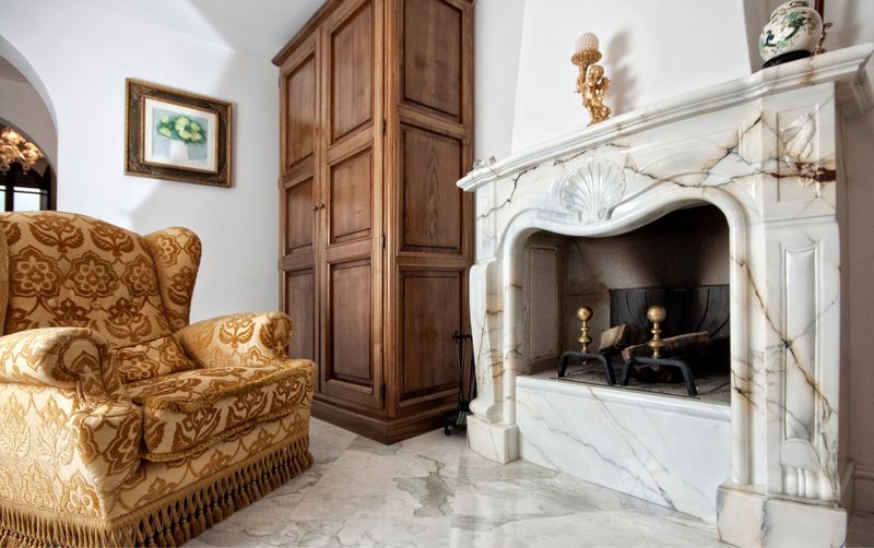 Marble Fireplace – Hearth of Grandeur