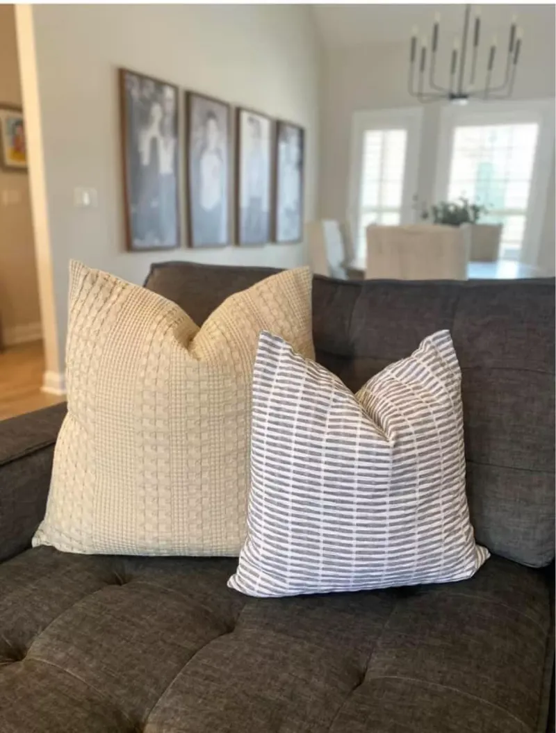 Kaf Home Pleated Pillow Covers – $14.99