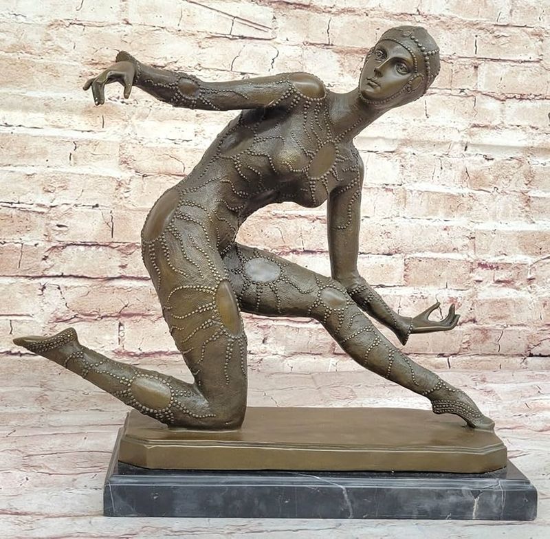 Demetre Chiparus' Chryselephantine Figurine