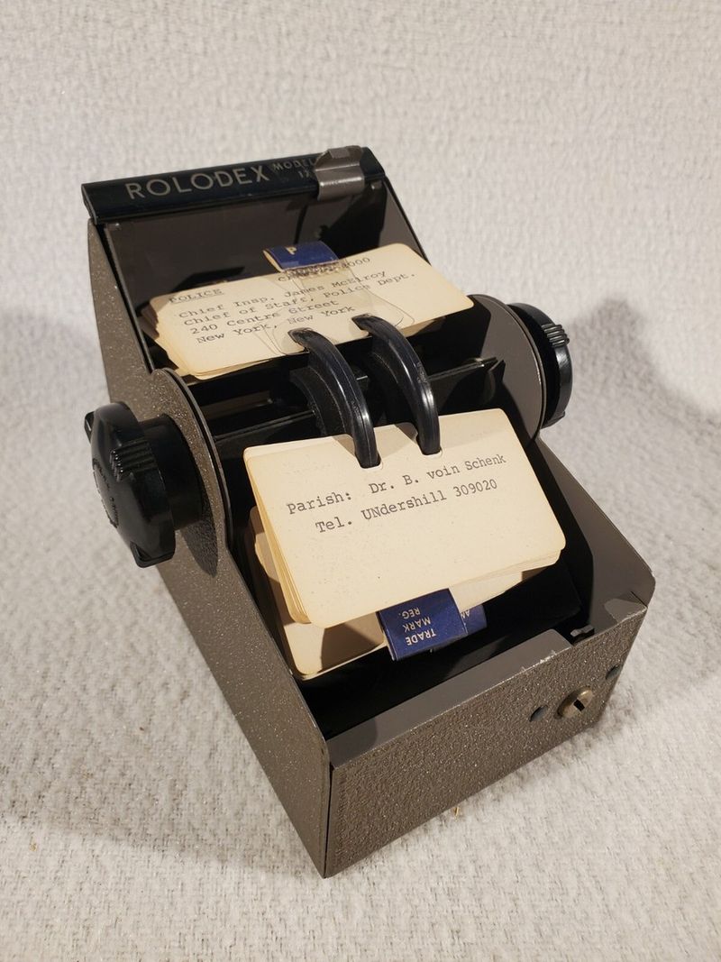 Rolodex Card Files