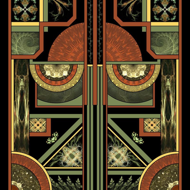 Motifs: Flora/Fauna vs. Sunbursts, Zigzags