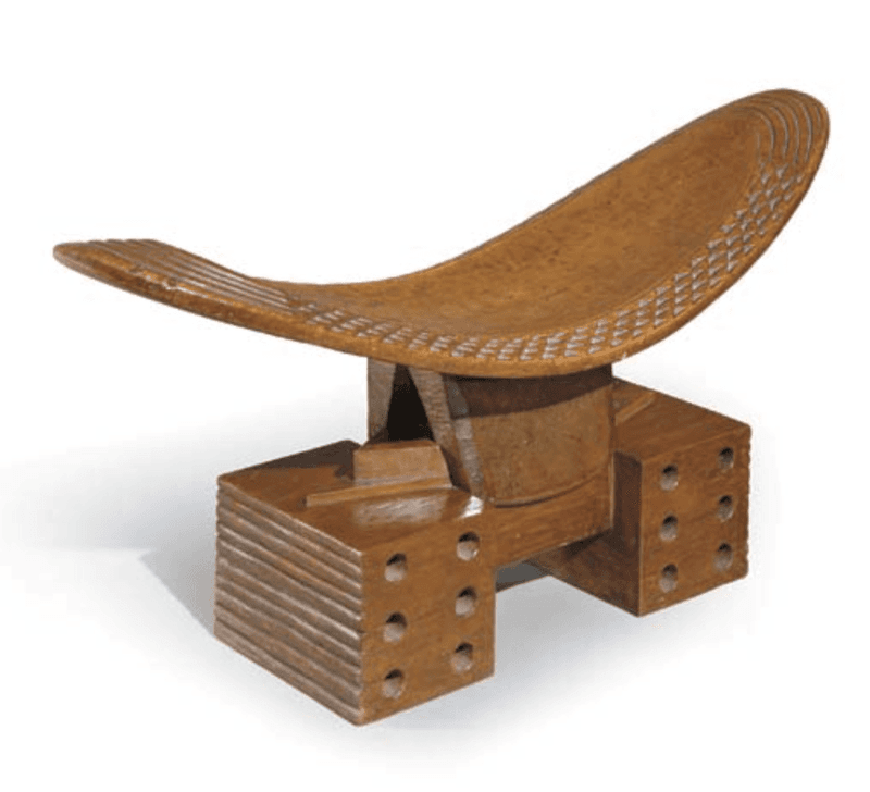 Pierre Legrain's Leather Stool