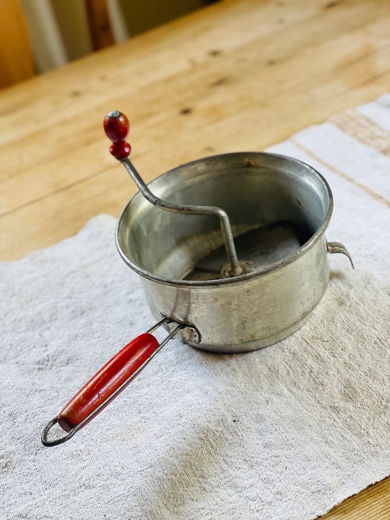 Hand-Cranked Food Mill