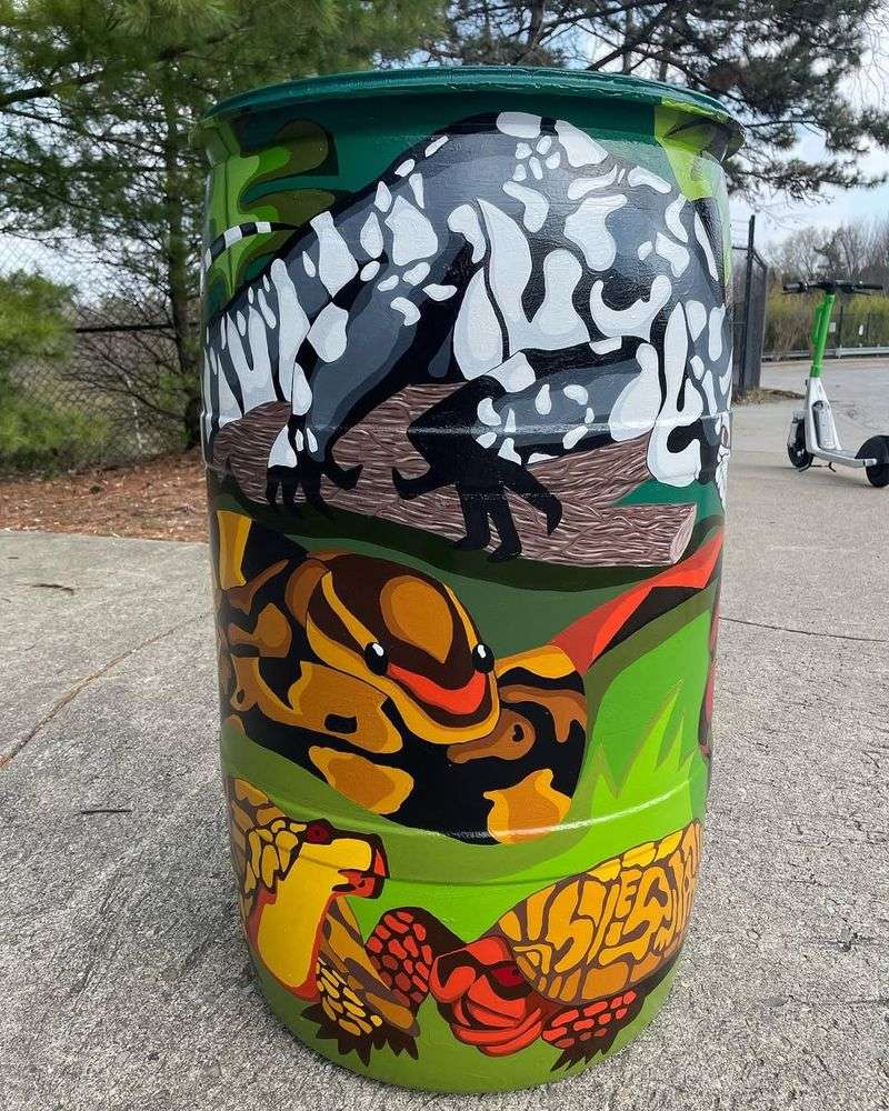 Cleverly Camouflaged Rain Barrels