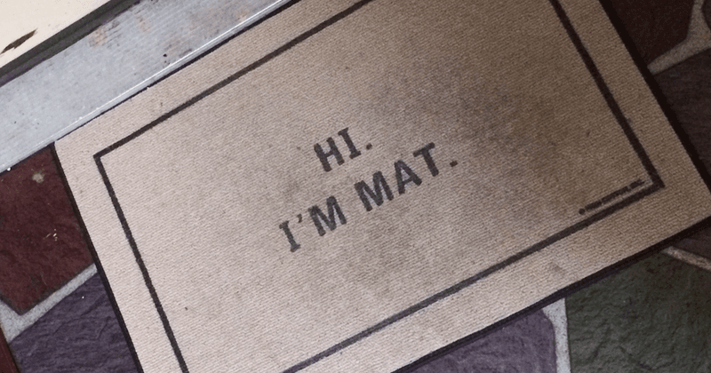 Welcome Mats With Corny Sayings