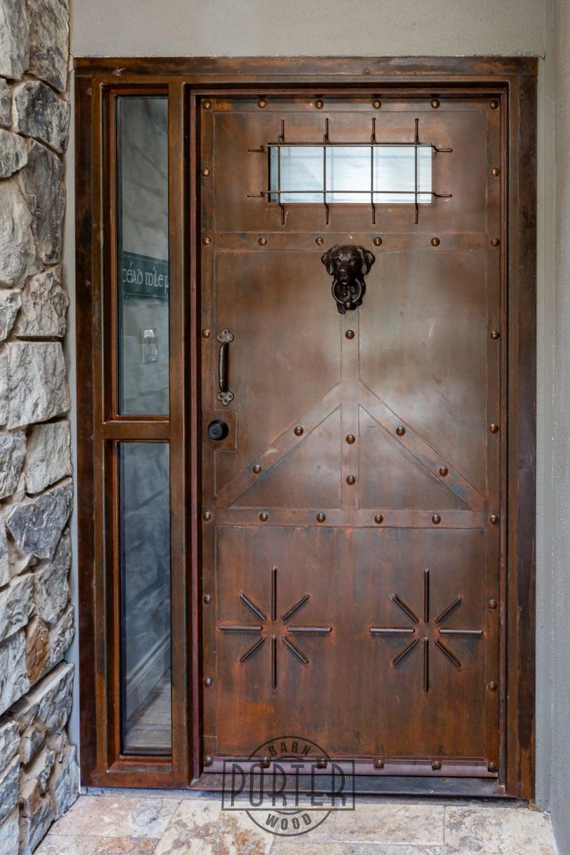 Industrial Chic Steel Doors