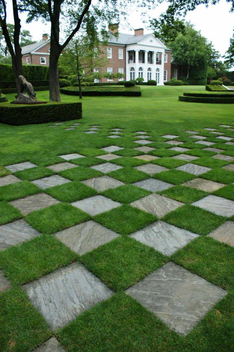 Flagstone and Grass Combo