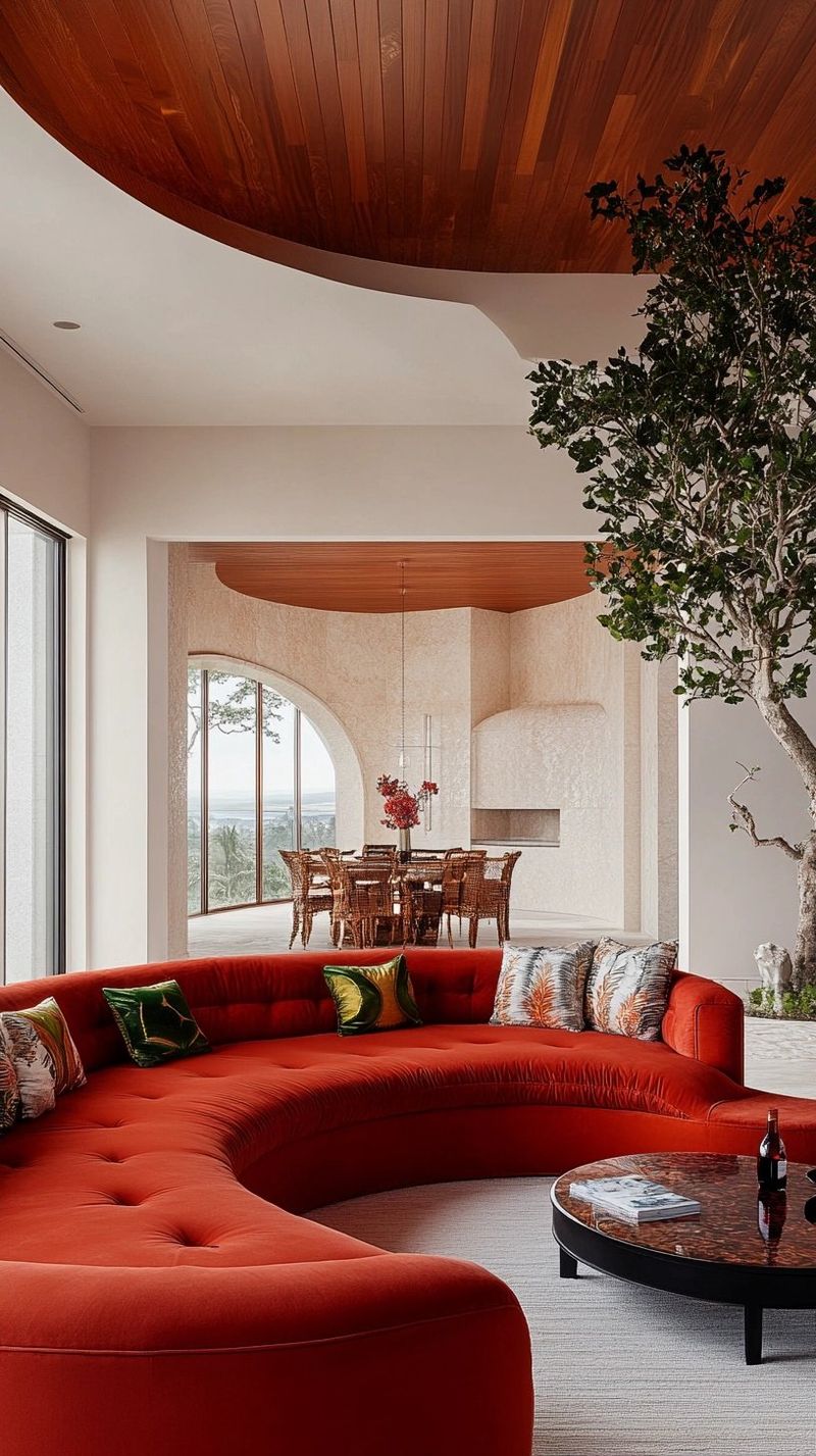 Crimson Red Conversation Pits