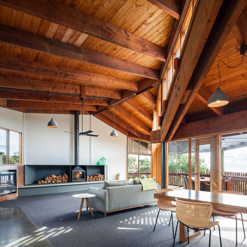 Exposed Wood Beams