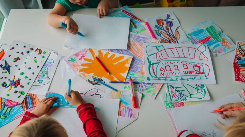 Childhood Artwork & School Projects