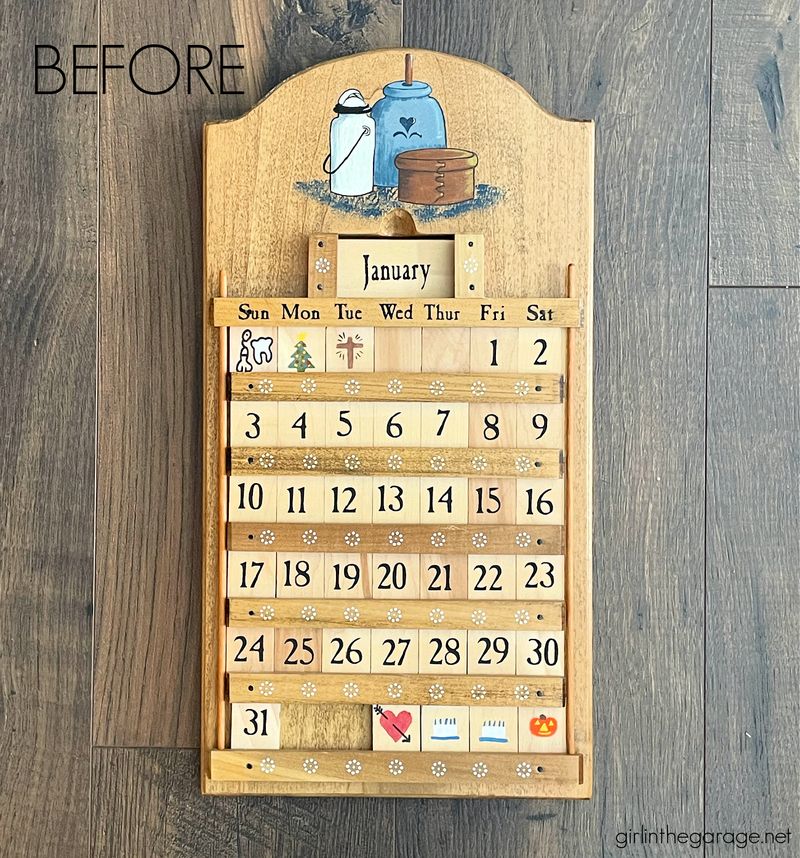 Outdated Wall Calendars from Years Gone By