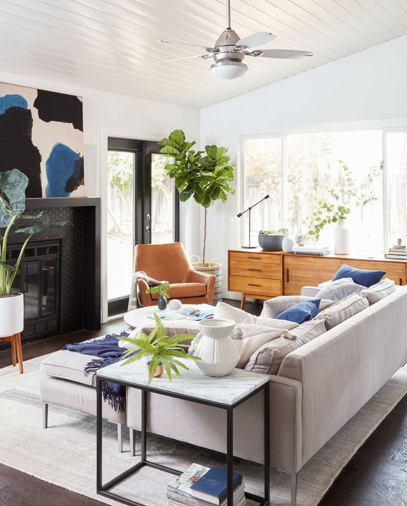 Keep Furniture Away From Walls To Open Up The Space