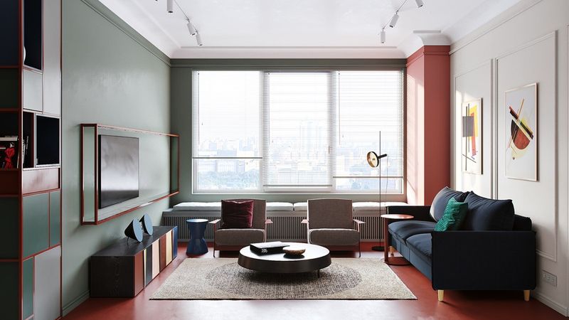 Red And Teal Home